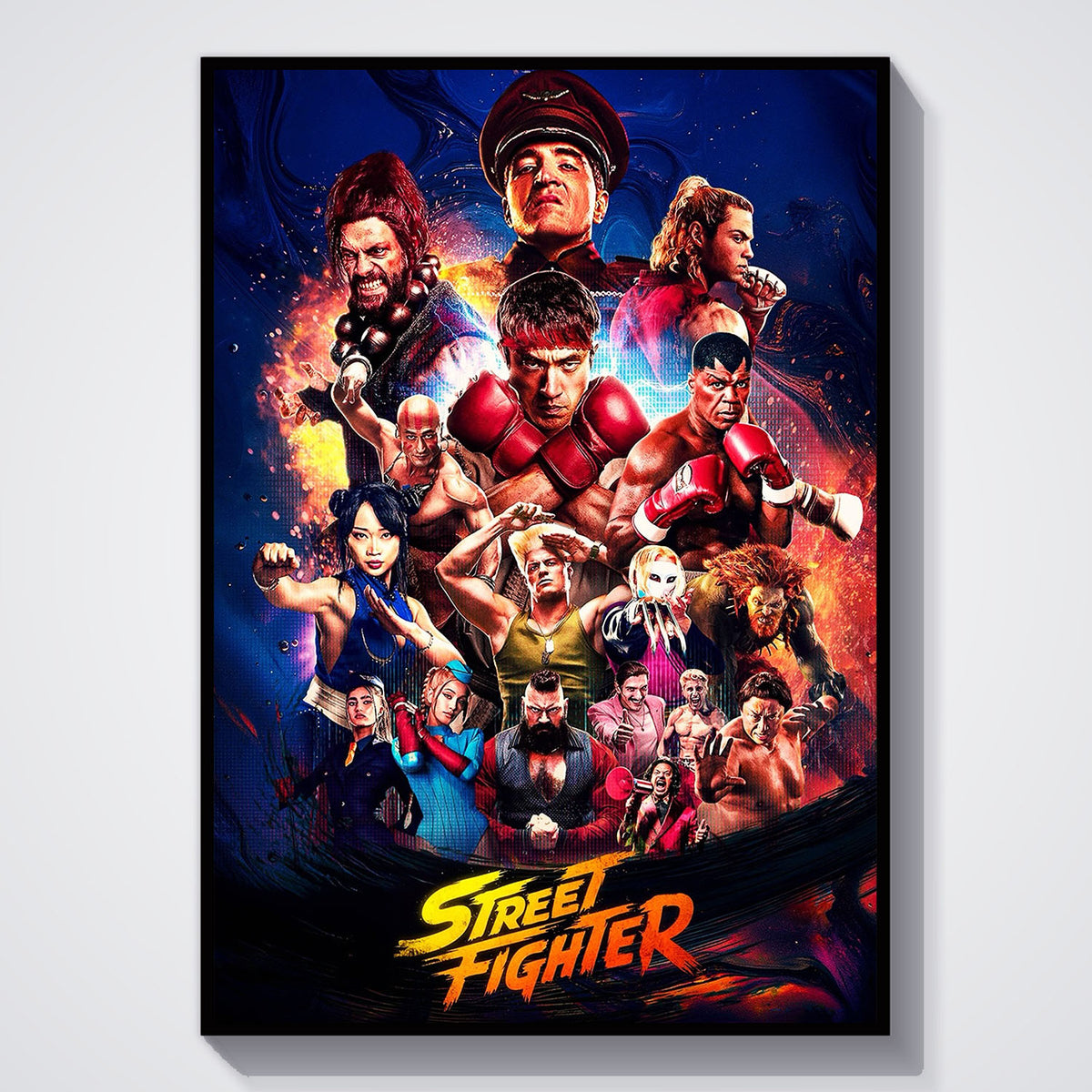 Flex Designs Poster Street Fighter Theatrical 11 x 17" Home Goods - Movie 2026 Movie Poster