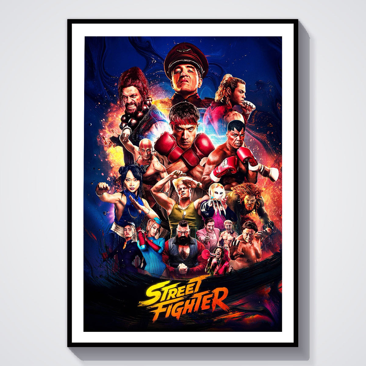 Flex Designs Poster Street Fighter Theatrical 5 x 7" Home Goods - Movie 2026 Movie Poster