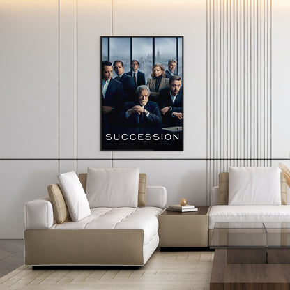 Flex Designs Poster Succession Cover 11 x 17" Home Goods - TV Show 2018 TV Show Poster