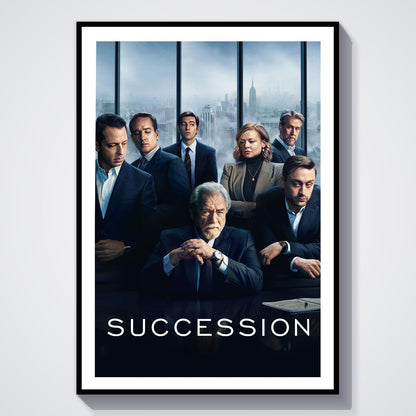 Flex Designs Poster Succession Cover 5 x 7" Home Goods - TV Show 2018 TV Show Poster