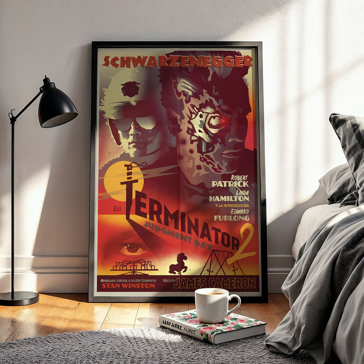 Flex Designs Poster Terminator 2 Judgment Day Sketch 11 x 17" Home Goods - Movie 1991 Movie Poster
