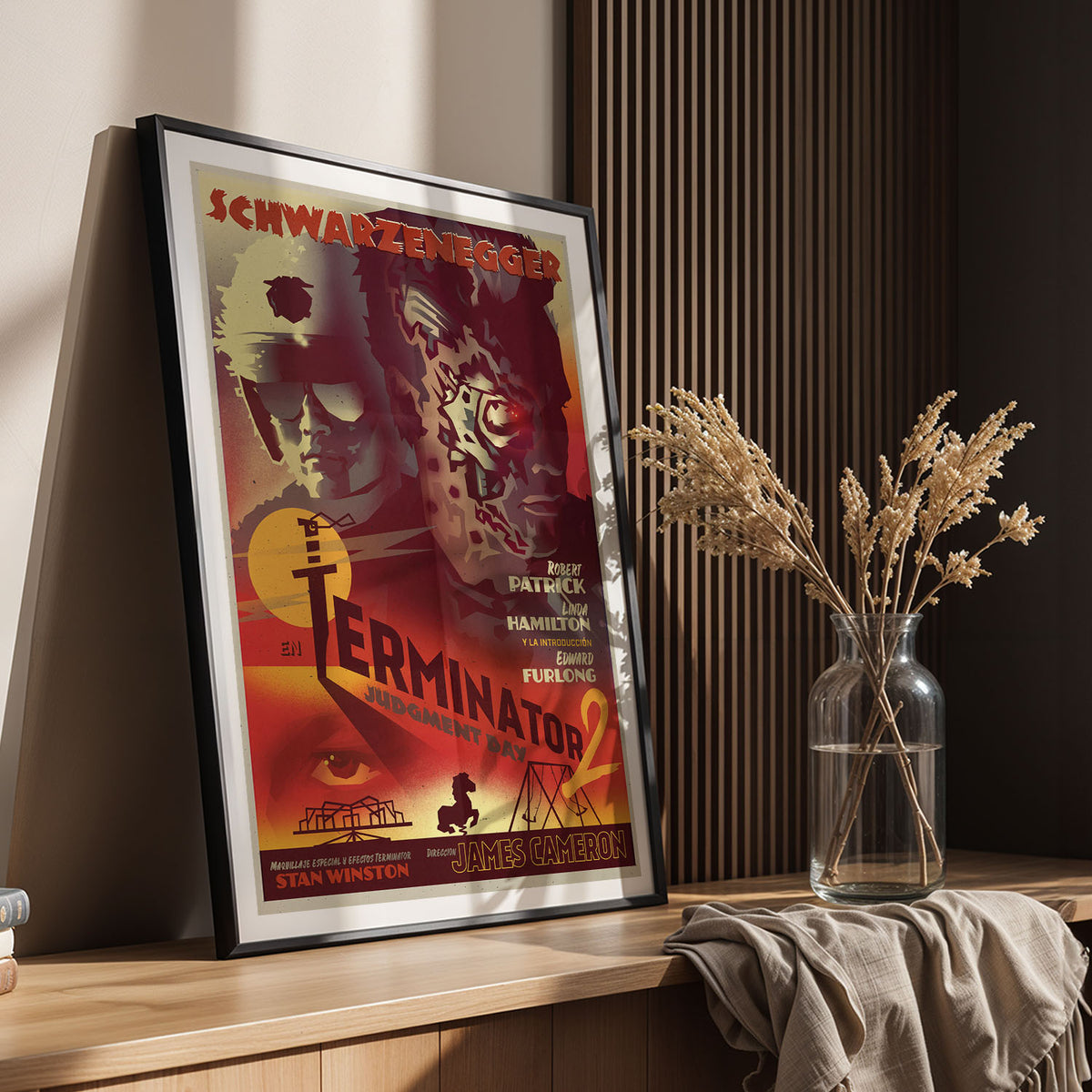 Flex Designs Poster Terminator 2 Judgment Day Sketch 11 x 17" Home Goods - Movie 1991 Movie Poster