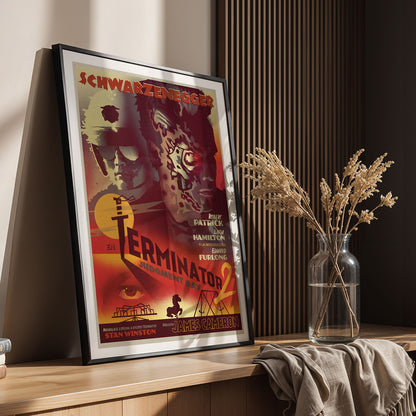Flex Designs Poster Terminator 2 Judgment Day Sketch 11 x 17" Home Goods - Movie 1991 Movie Poster