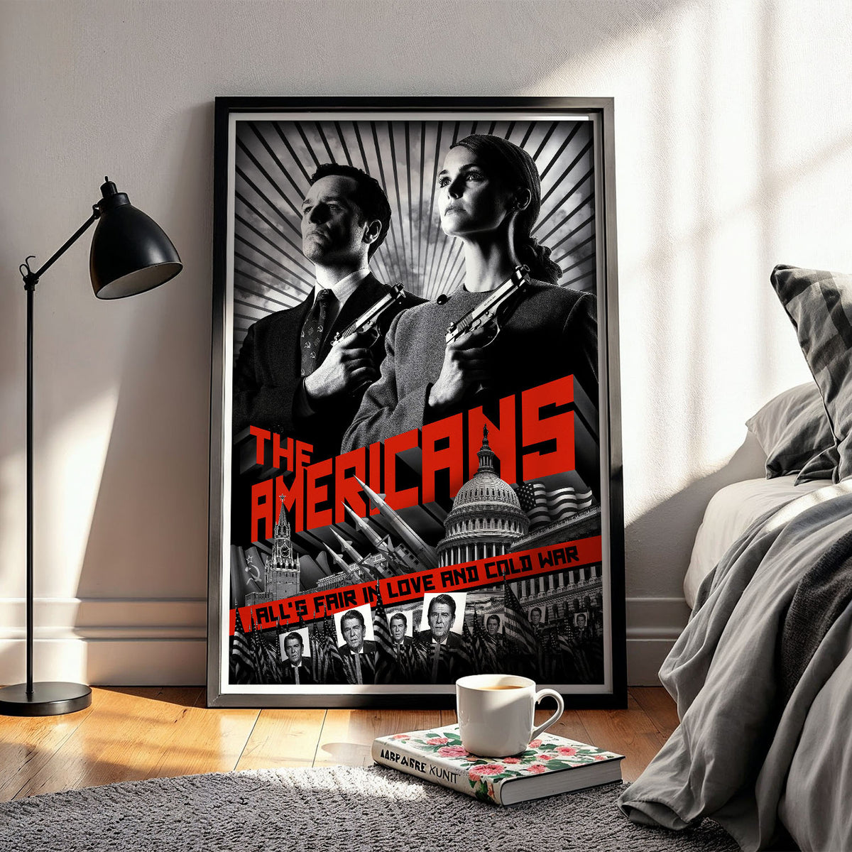 Flex Designs Poster The Americans 11 x 17" Home Goods - TV Show 2013 TV Show Poster