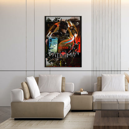 Flex Designs Poster The Batman Cartoon 11 x 17" Home Goods - Movie 2022 Movie Poster