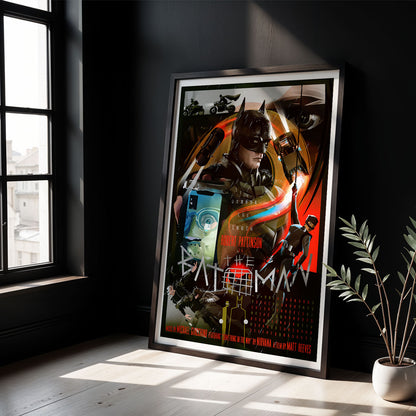 Flex Designs Poster The Batman Cartoon 5 x 7" Home Goods - Movie 2022 Movie Poster