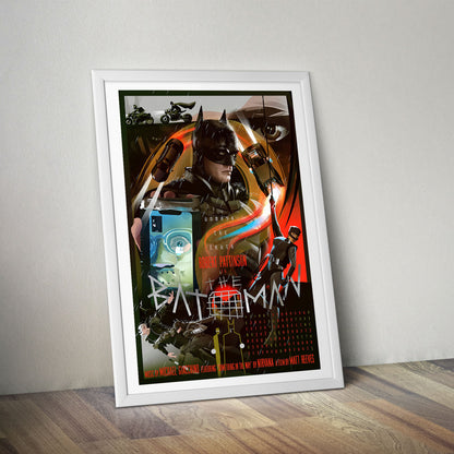 Flex Designs Poster The Batman Cartoon 5 x 7" Home Goods - Movie 2022 Movie Poster