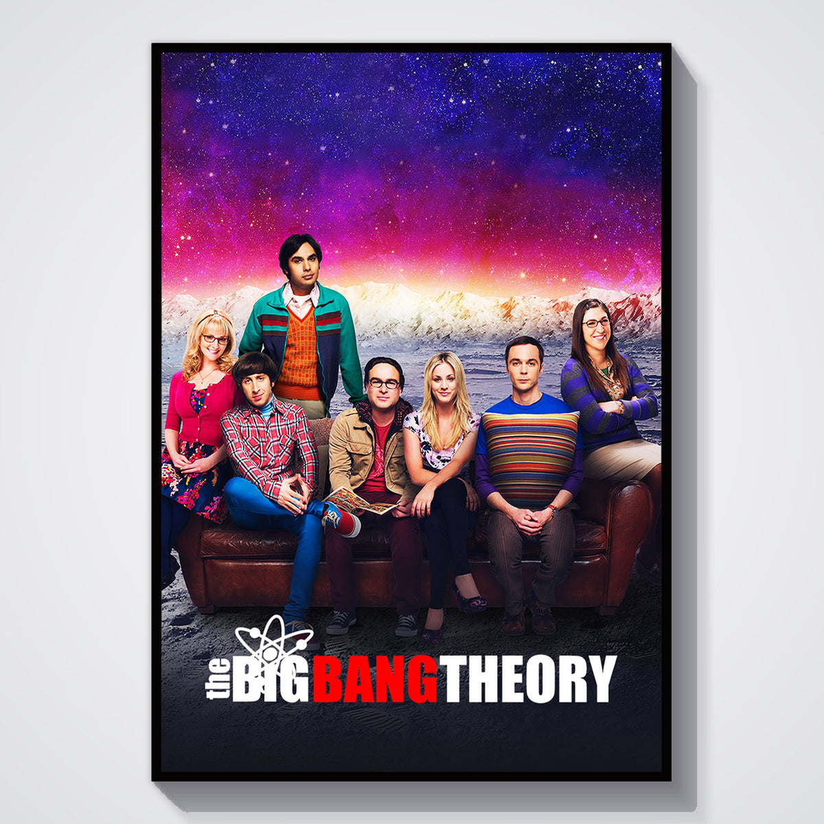 Flex Designs Poster The Big Bang Theory 11 x 17" Home Goods - TV Show 2007 TV Show Poster
