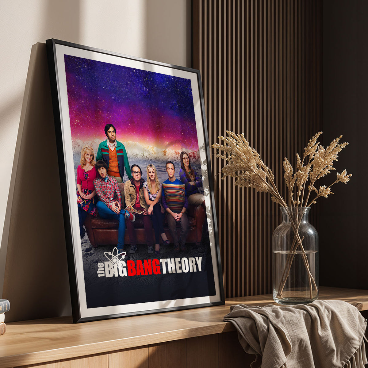 Flex Designs Poster The Big Bang Theory 11 x 17" Home Goods - TV Show 2007 TV Show Poster