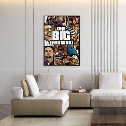 Flex Designs Poster The Big Lebowski Cover 11 x 17" Home Goods - Movie 1998 Movie Poster