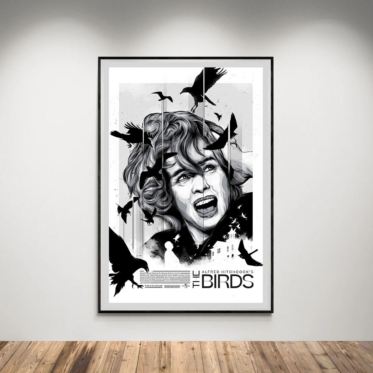 Flex Designs Poster The Birds 5 x 7" Home Goods - Movie 1963 Movie Poster