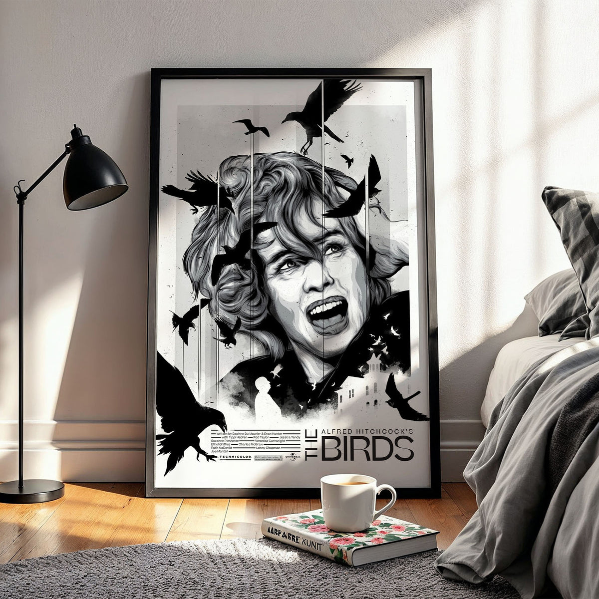 Flex Designs Poster The Birds 11 x 17" Home Goods - Movie 1963 Movie Poster