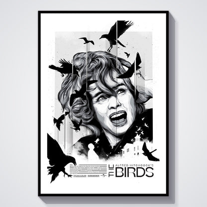 Flex Designs Poster The Birds 5 x 7" Home Goods - Movie 1963 Movie Poster