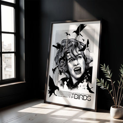 Flex Designs Poster The Birds 5 x 7" Home Goods - Movie 1963 Movie Poster
