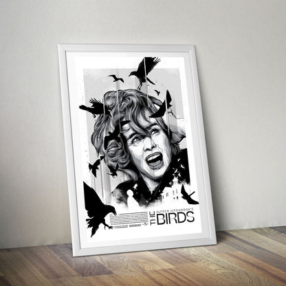 Flex Designs Poster The Birds 5 x 7" Home Goods - Movie 1963 Movie Poster