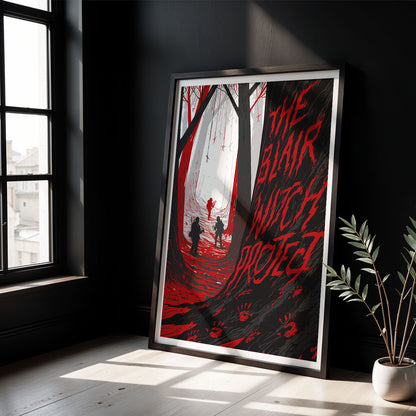 Flex Designs Poster The Blair Witch Project Cinematic 5 x 7" Home Goods - Movie 1999 Movie Poster
