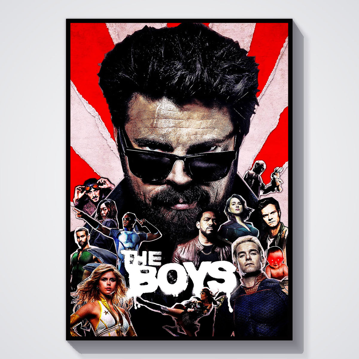 Flex Designs Poster The Boys Cover 11 x 17" Home Goods - TV Show 2019 TV Show Poster