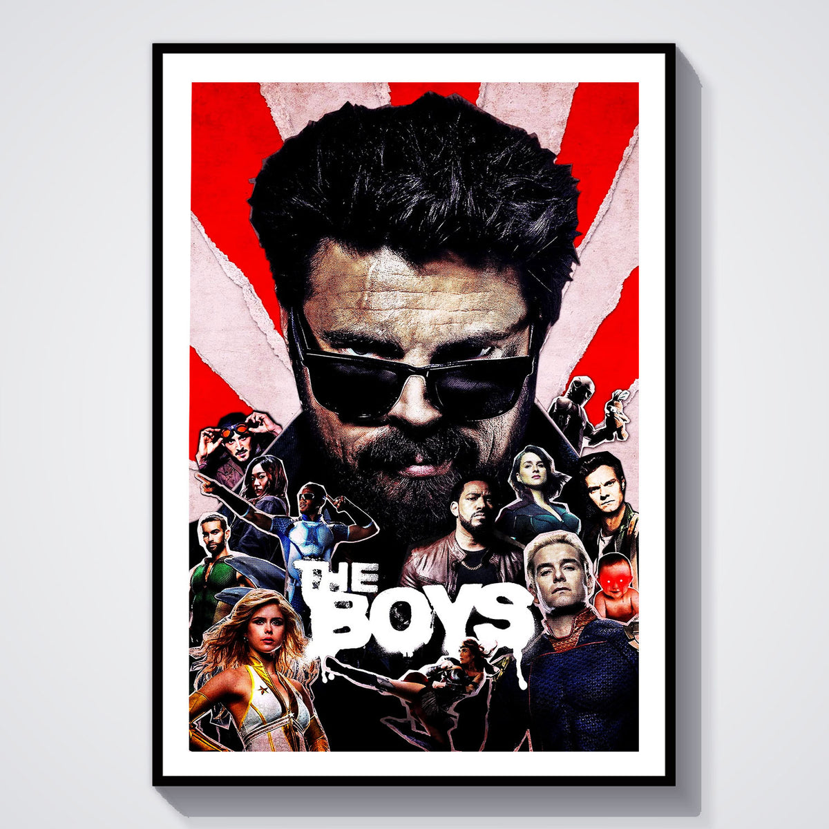 Flex Designs Poster The Boys Cover 5 x 7" Home Goods - TV Show 2019 TV Show Poster