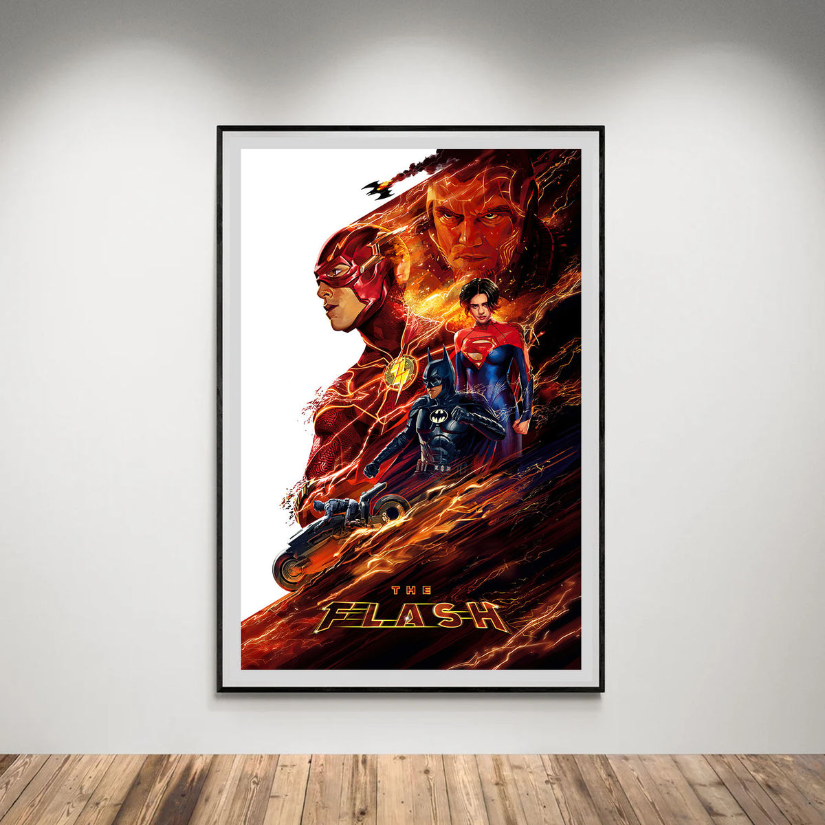 Flex Designs Poster The Flash Sketch 5 x 7" Home Goods - Movie 2023 Movie Poster