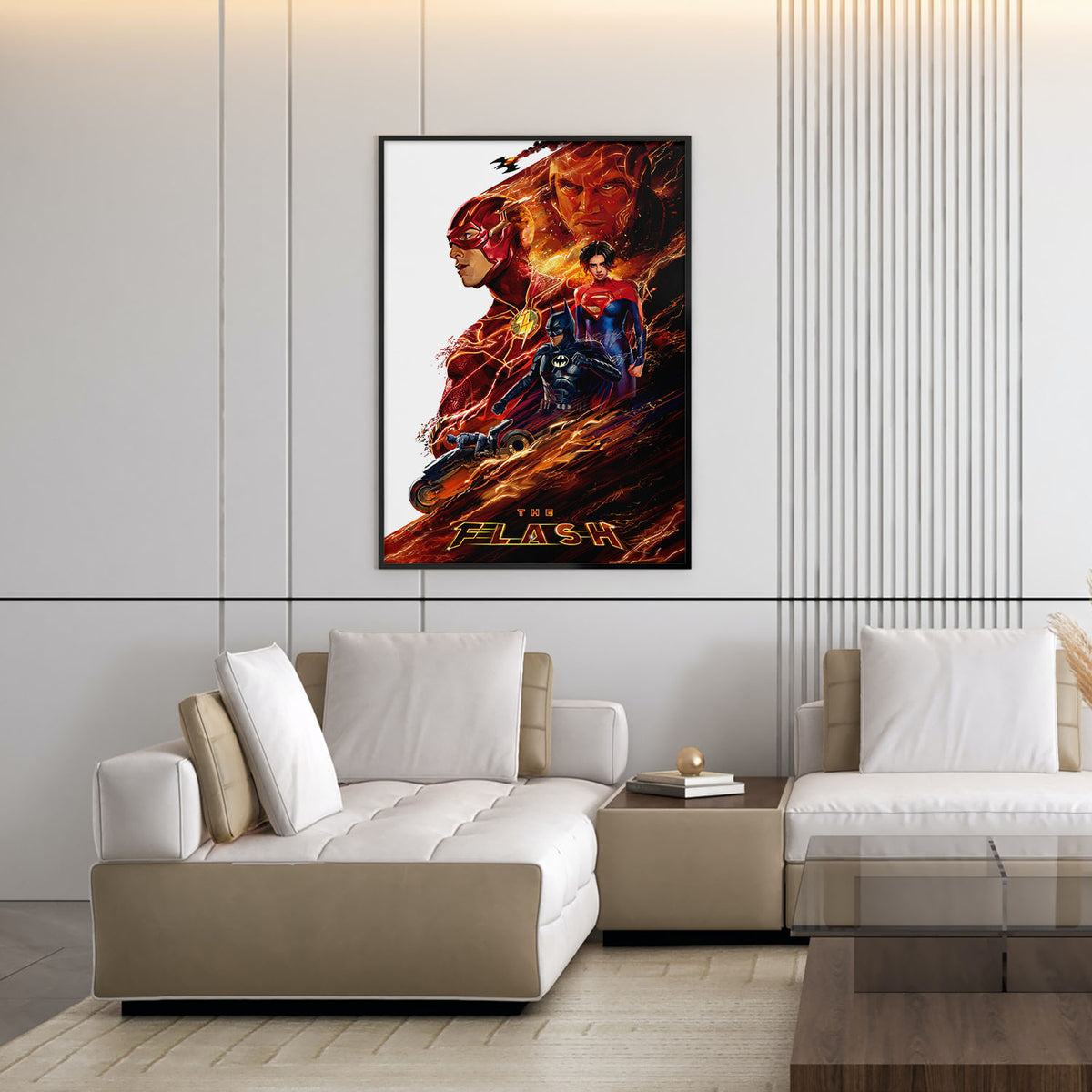 Flex Designs Poster The Flash Sketch 11 x 17" Home Goods - Movie 2023 Movie Poster