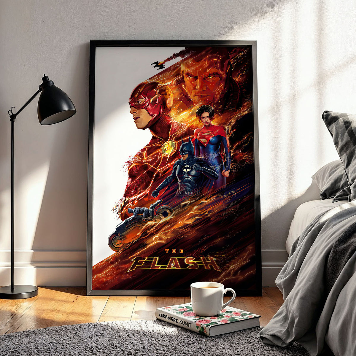 Flex Designs Poster The Flash Sketch 11 x 17" Home Goods - Movie 2023 Movie Poster