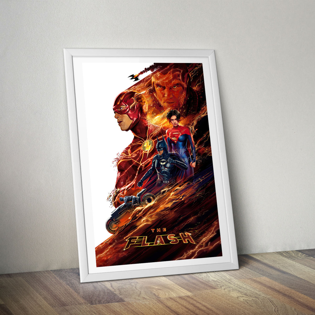 Flex Designs Poster The Flash Sketch 5 x 7" Home Goods - Movie 2023 Movie Poster