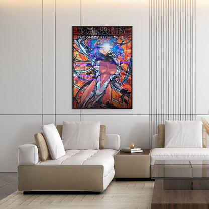 Flex Designs Poster THE GHOST IN THE SHELL Sketch 11 x 17" Home Goods - TV Show 2026 TV Show Poster