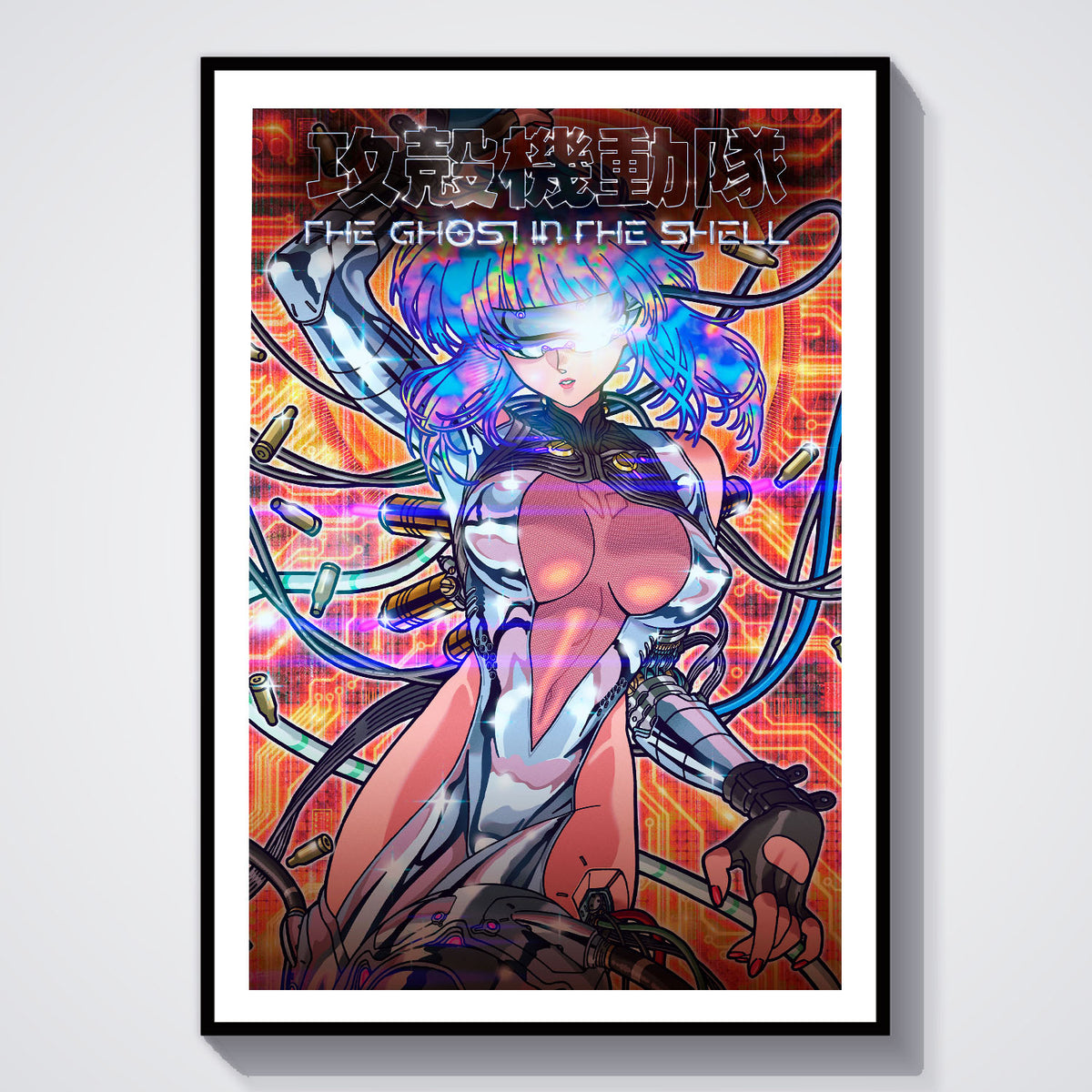 Flex Designs Poster THE GHOST IN THE SHELL Sketch 5 x 7" Home Goods - TV Show 2026 TV Show Poster