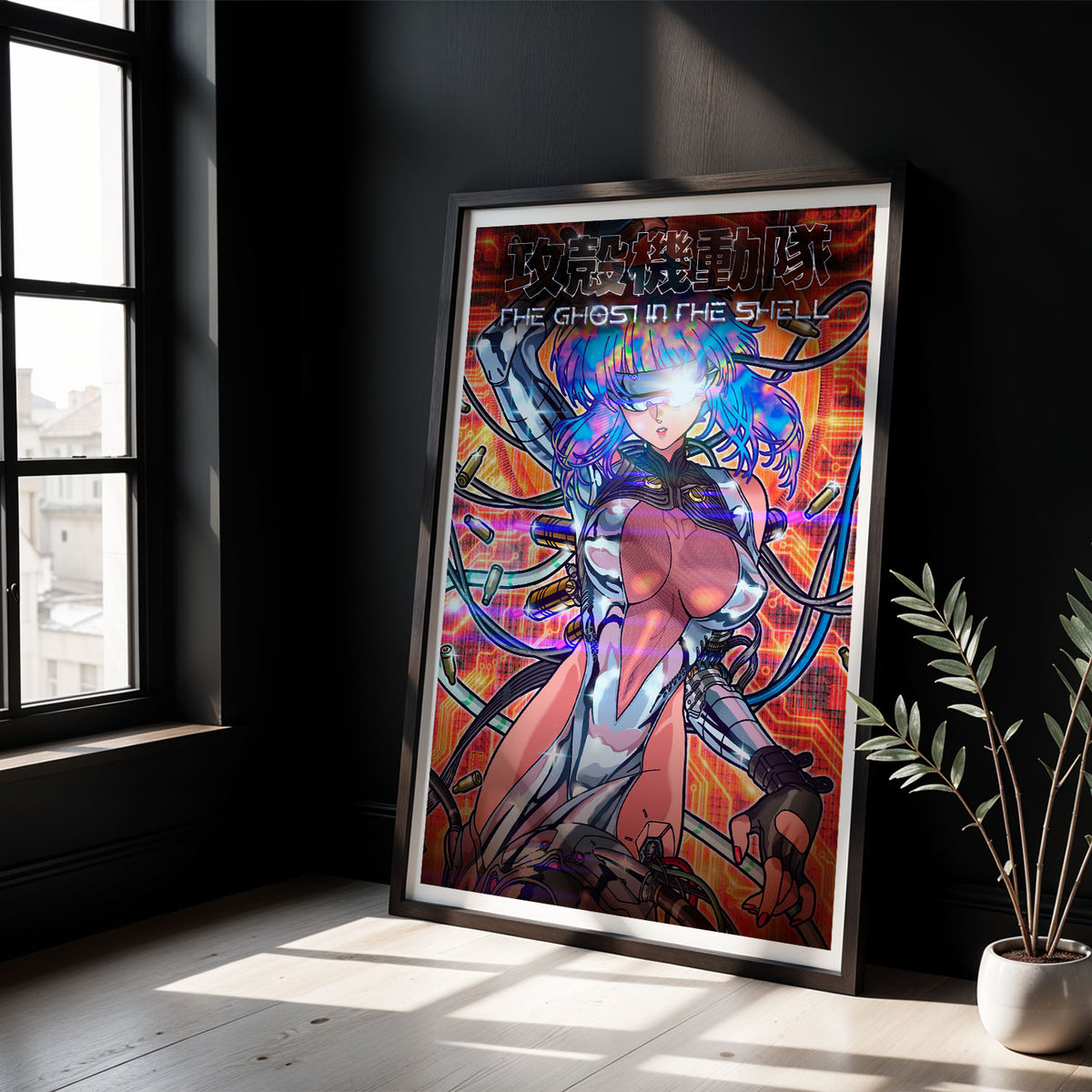 Flex Designs Poster THE GHOST IN THE SHELL Sketch 5 x 7" Home Goods - TV Show 2026 TV Show Poster