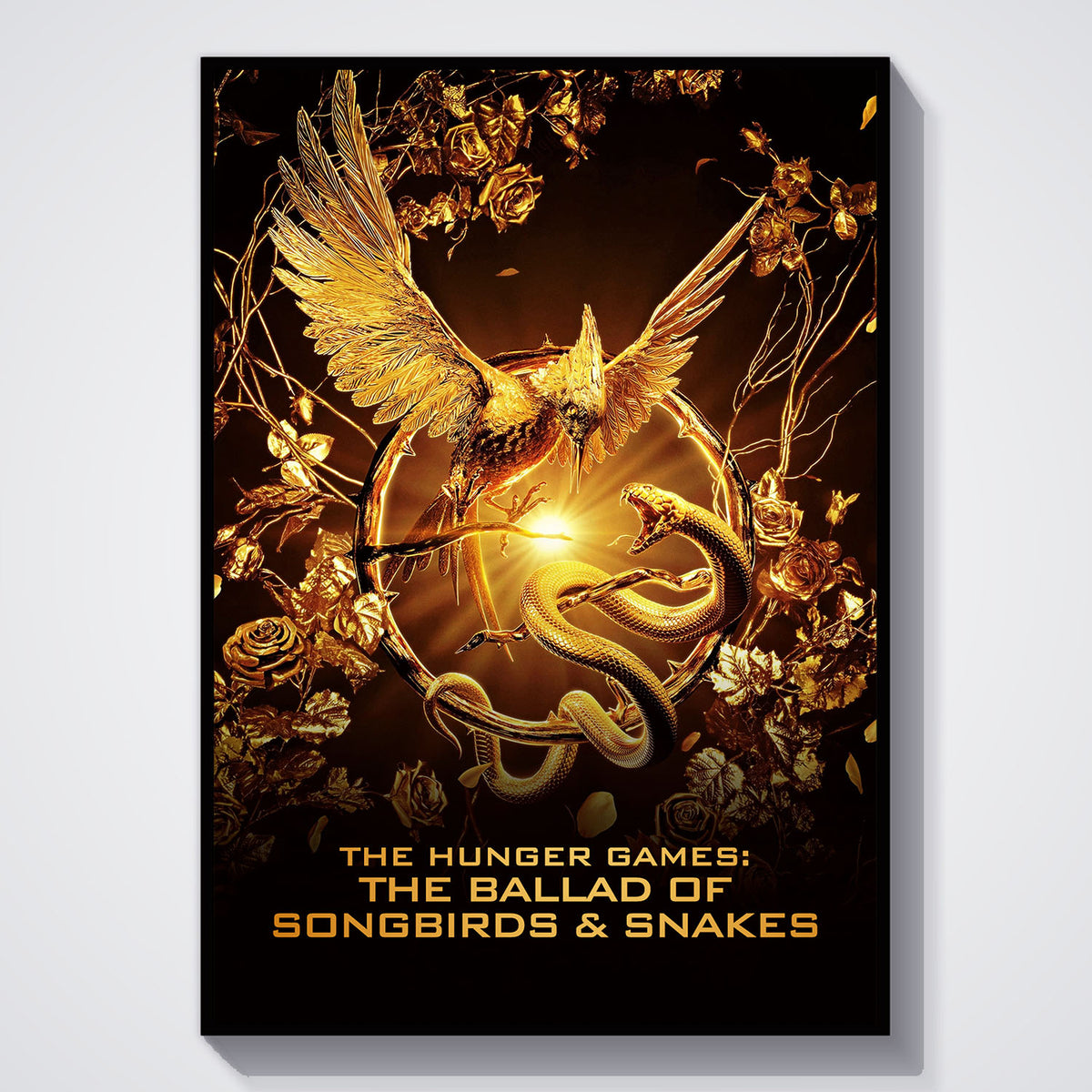 Flex Designs Poster The Hunger Games The Ballad of Songbirds & Snakes Gold 11 x 17" Home Goods - Movie 2023 Movie Poster