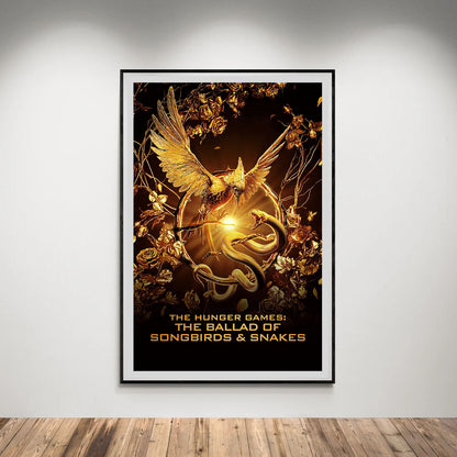 Flex Designs Poster The Hunger Games The Ballad of Songbirds & Snakes Gold 5 x 7" Home Goods - Movie 2023 Movie Poster