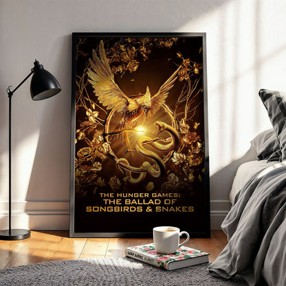 Flex Designs Poster The Hunger Games The Ballad of Songbirds & Snakes Gold 11 x 17" Home Goods - Movie 2023 Movie Poster