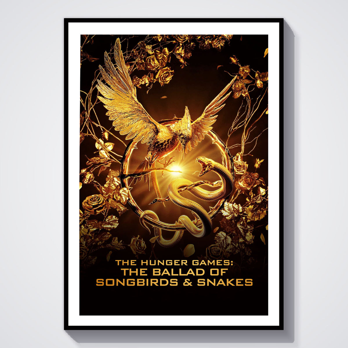 Flex Designs Poster The Hunger Games The Ballad of Songbirds & Snakes Gold 5 x 7" Home Goods - Movie 2023 Movie Poster