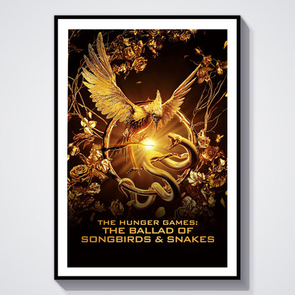 Flex Designs Poster The Hunger Games The Ballad of Songbirds & Snakes Gold 5 x 7" Home Goods - Movie 2023 Movie Poster