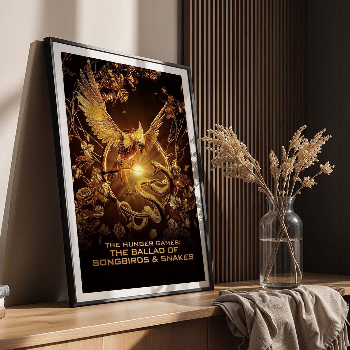 Flex Designs Poster The Hunger Games The Ballad of Songbirds & Snakes Gold 11 x 17" Home Goods - Movie 2023 Movie Poster