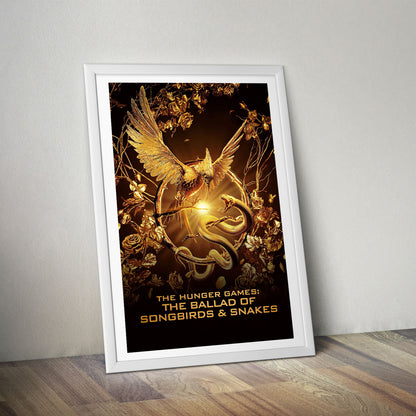 Flex Designs Poster The Hunger Games The Ballad of Songbirds & Snakes Gold 5 x 7" Home Goods - Movie 2023 Movie Poster