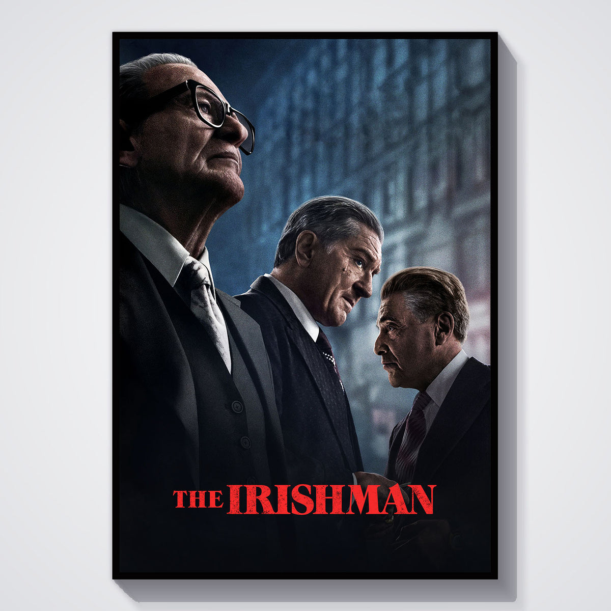 Flex Designs Poster The Irishman Cinematic 11 x 17" Home Goods - Movie 2019 Movie Poster
