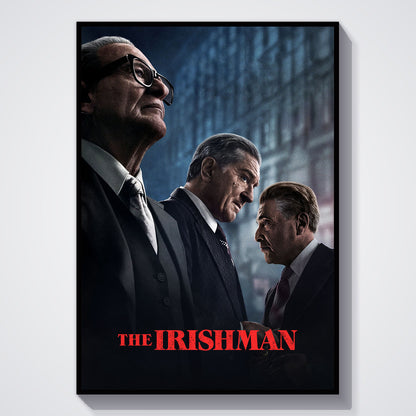 Flex Designs Poster The Irishman Cinematic 11 x 17" Home Goods - Movie 2019 Movie Poster