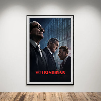 Flex Designs Poster The Irishman Cinematic 5 x 7" Home Goods - Movie 2019 Movie Poster