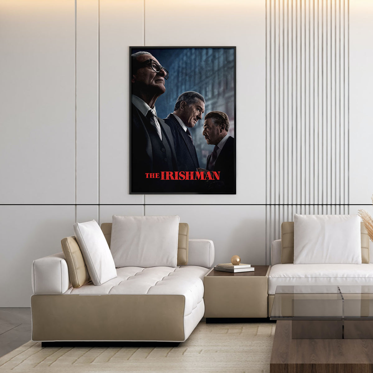 Flex Designs Poster The Irishman Cinematic 11 x 17" Home Goods - Movie 2019 Movie Poster