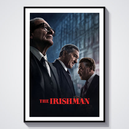 Flex Designs Poster The Irishman Cinematic 5 x 7" Home Goods - Movie 2019 Movie Poster