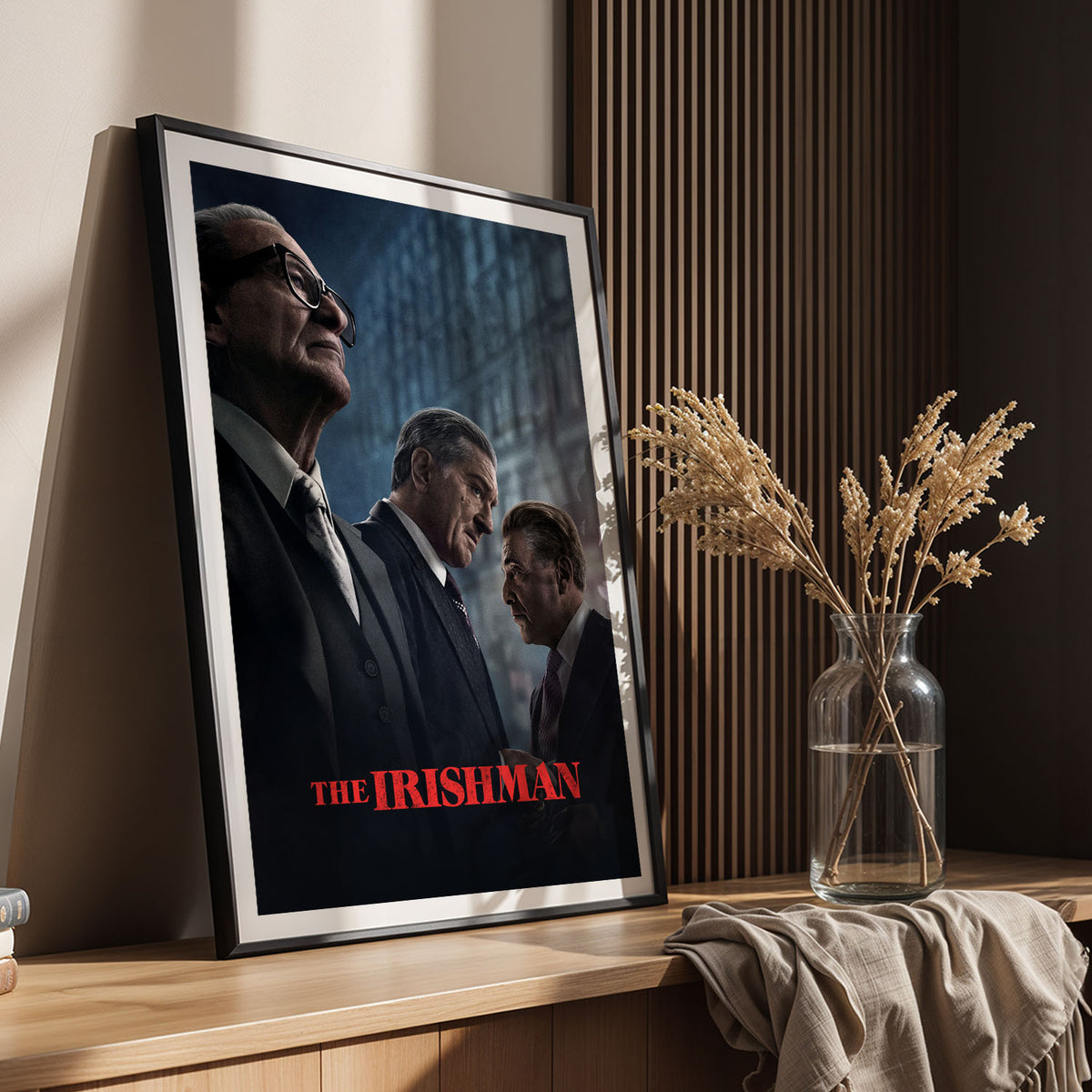 Flex Designs Poster The Irishman Cinematic 11 x 17" Home Goods - Movie 2019 Movie Poster