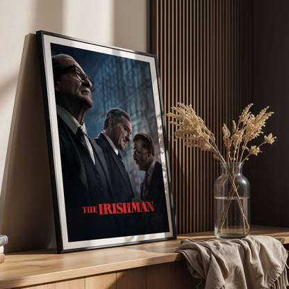 Flex Designs Poster The Irishman Cinematic 11 x 17" Home Goods - Movie 2019 Movie Poster