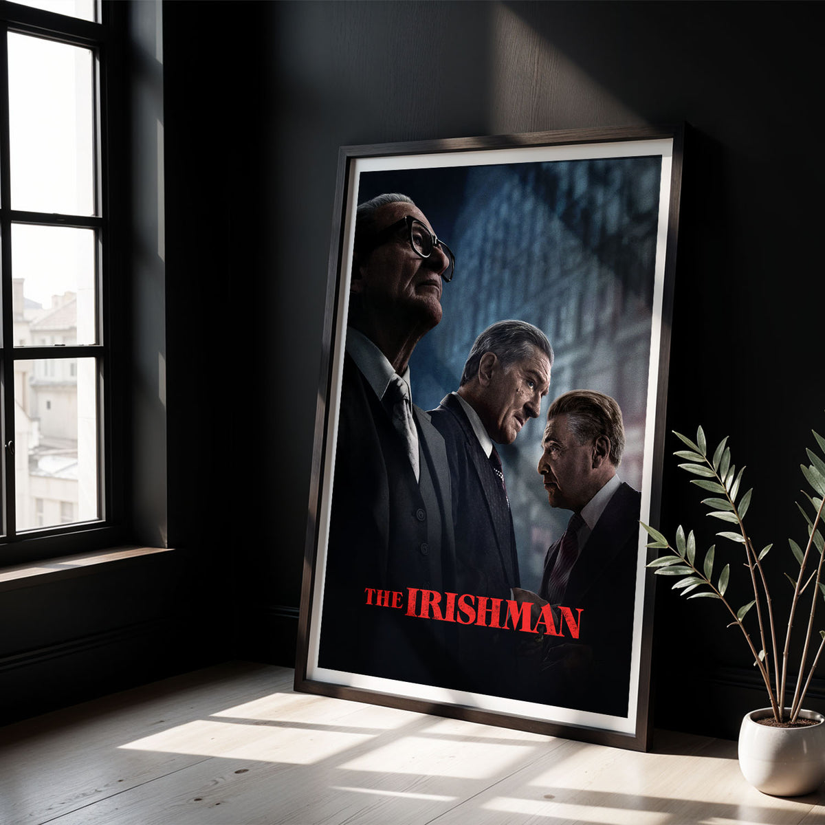Flex Designs Poster The Irishman Cinematic 5 x 7" Home Goods - Movie 2019 Movie Poster