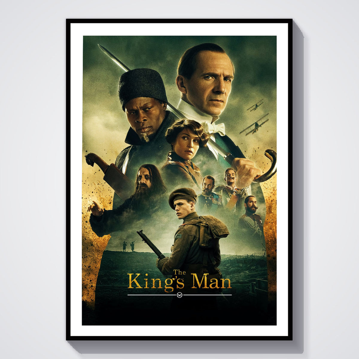 Flex Designs Poster The Kings Man 5 x 7" Home Goods - Movie 2021 Movie Poster