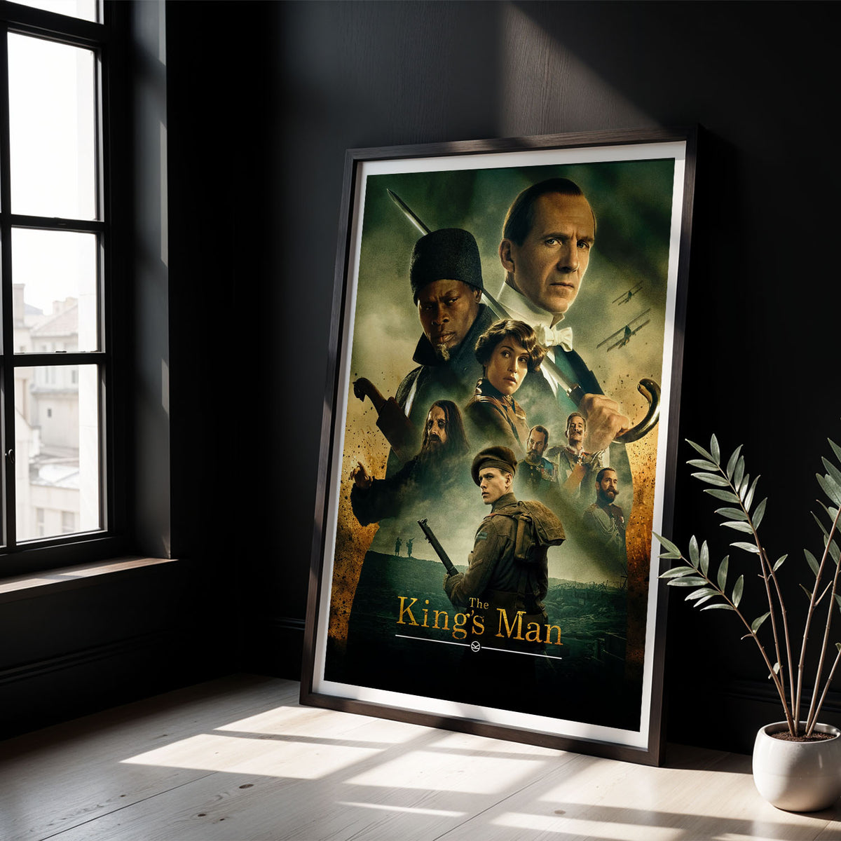 Flex Designs Poster The Kings Man 5 x 7" Home Goods - Movie 2021 Movie Poster