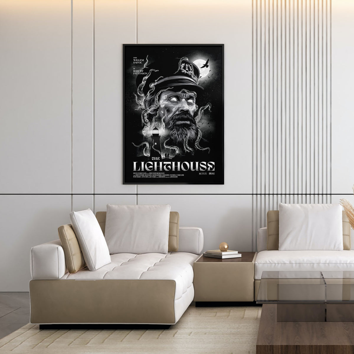 Flex Designs Poster The Lighthouse 11 x 17" Home Goods - Movie 2019 Movie Poster