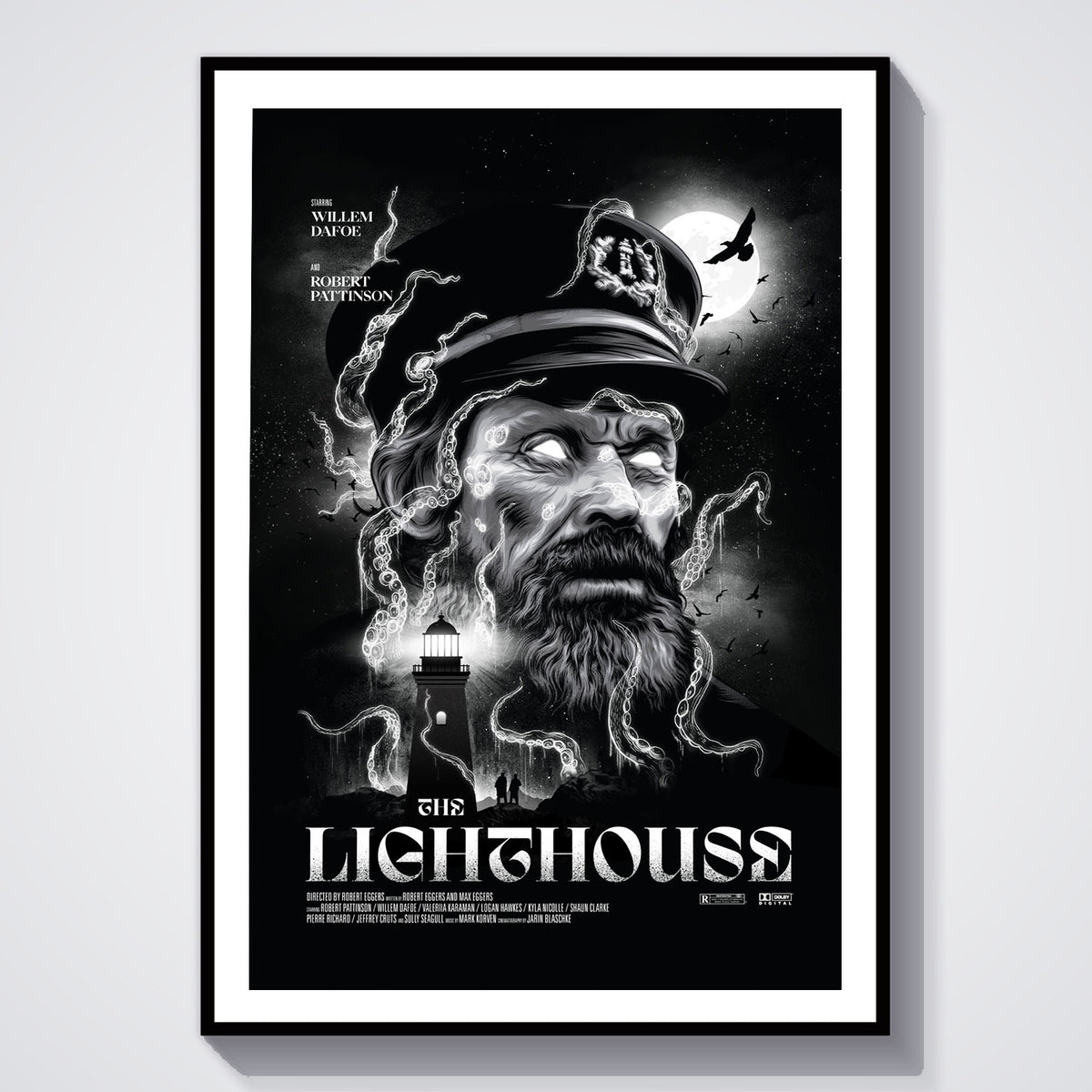 Flex Designs Poster The Lighthouse 5 x 7" Home Goods - Movie 2019 Movie Poster