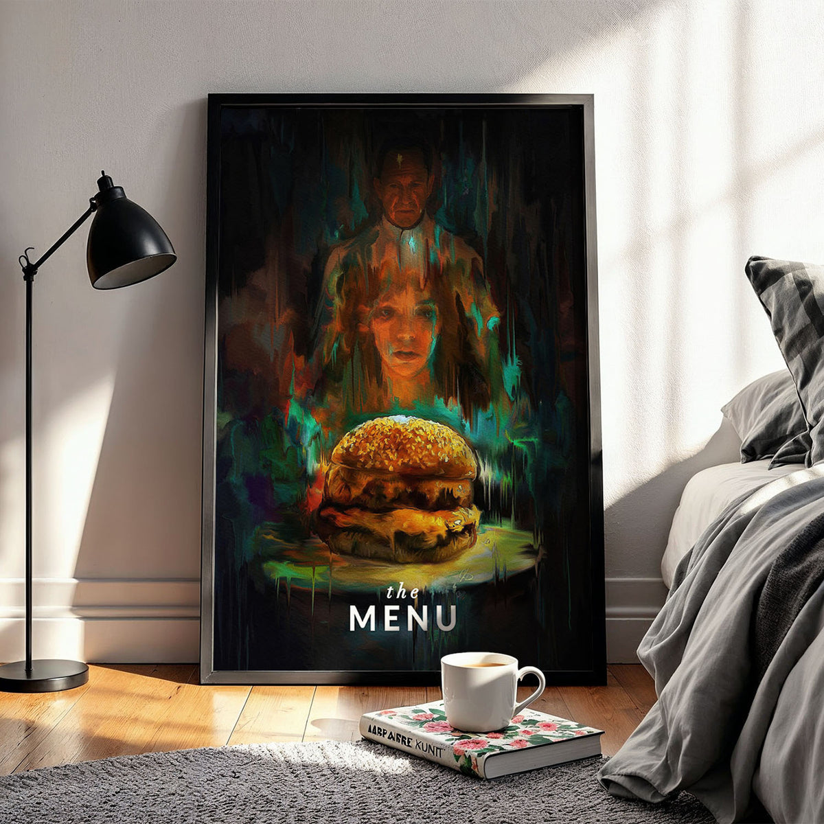 Flex Designs Poster The Menu Burger 11 x 17" Home Goods - Movie 2022 Movie Poster