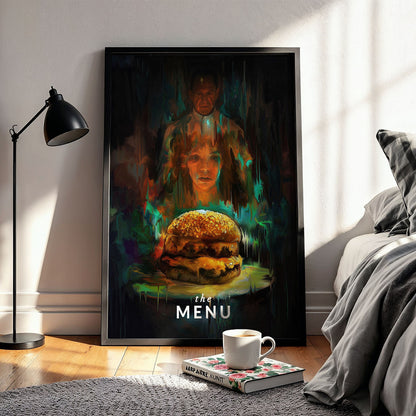 Flex Designs Poster The Menu Burger 11 x 17" Home Goods - Movie 2022 Movie Poster